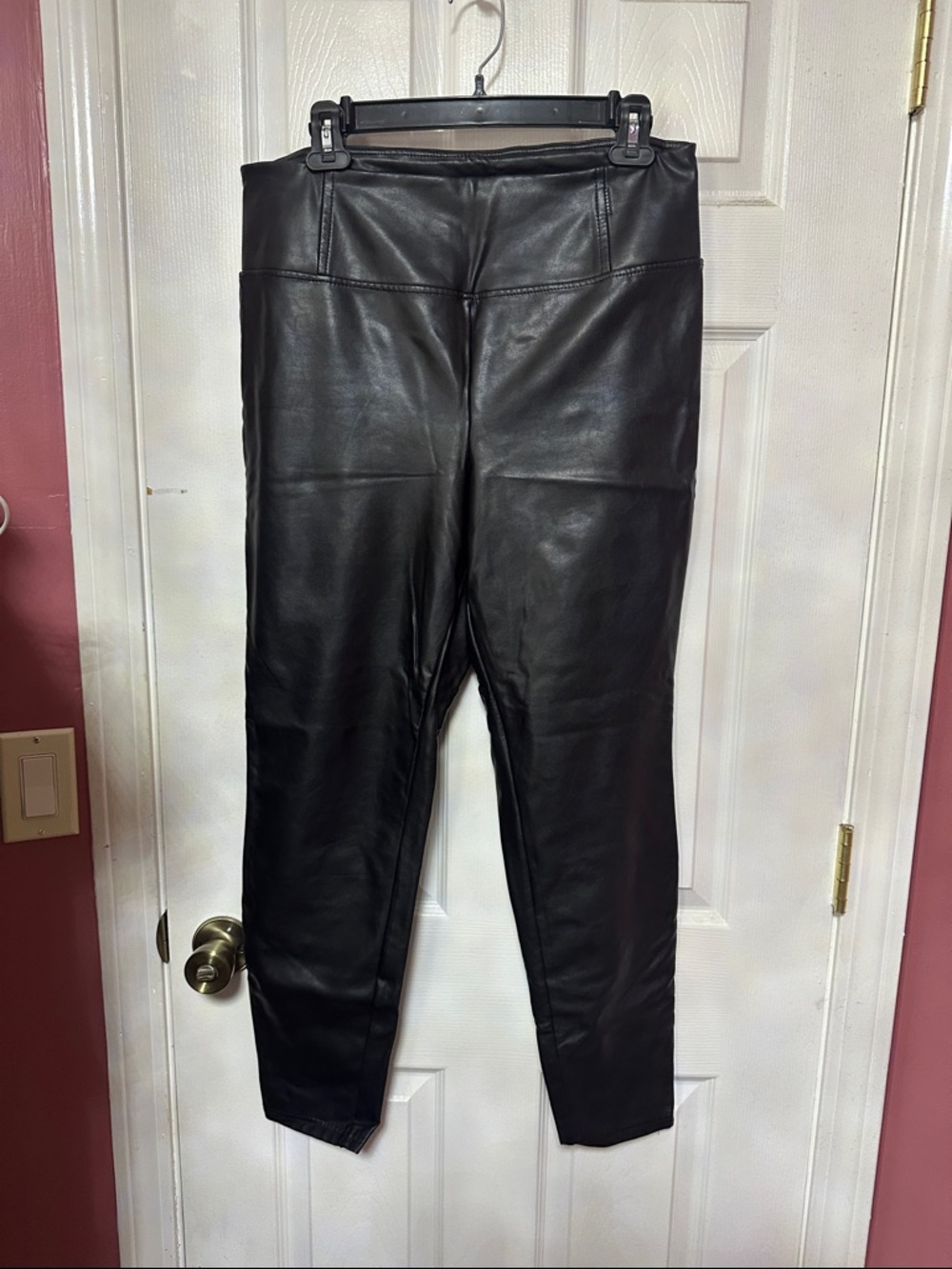 Laundry By Shelli Segal Black Faux Leather Leggings
